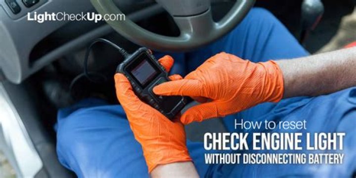 Can you reset engine light by disconnecting battery?