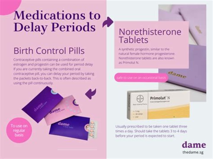 Does folic acid delay periods?