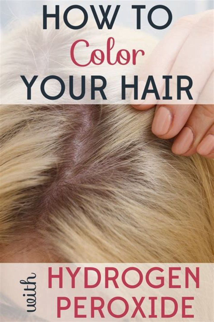 Does peroxide make your hair orange?