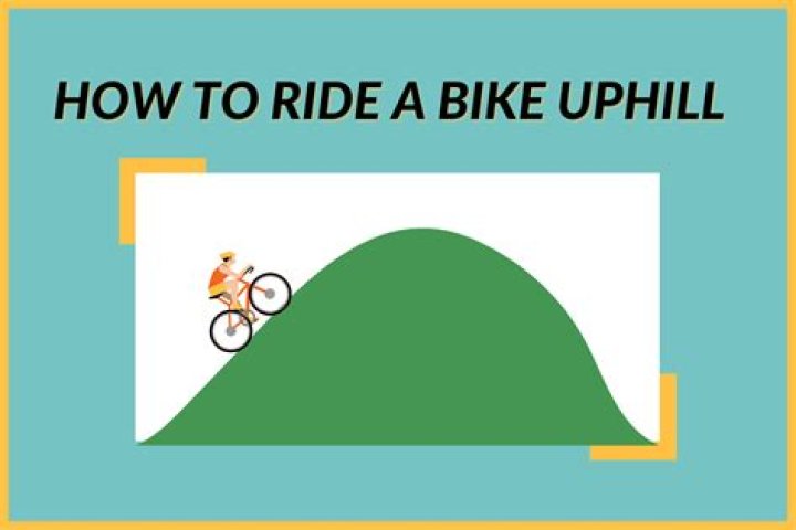 How can I bike uphill without getting tired?