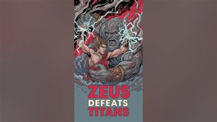 How did Zeus defeat the Titans?