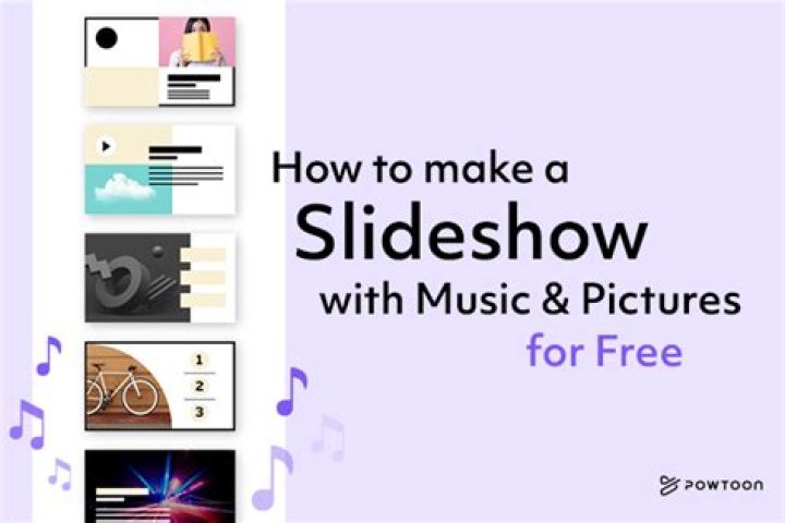 How do I make a picture slideshow with music on my phone for free?