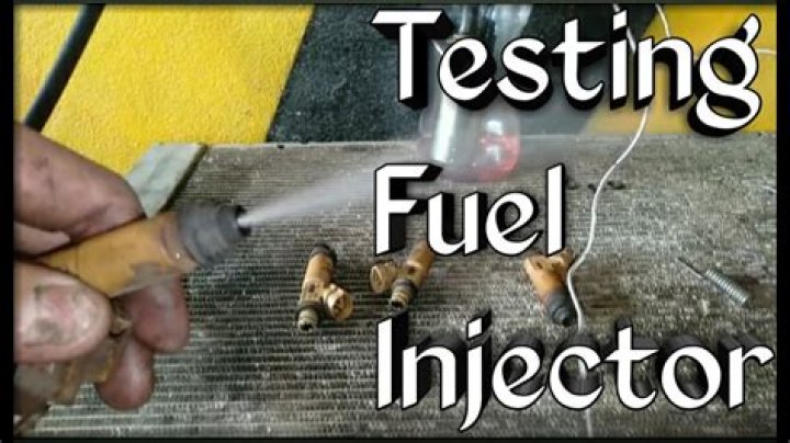 How do you test a fuel injector?