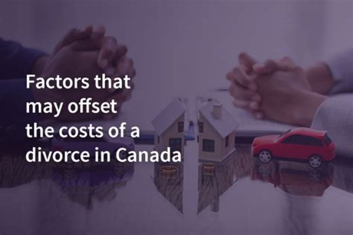 How much does divorce cost in Canada?
