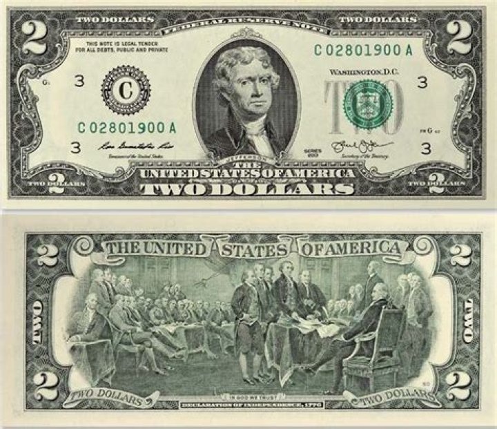 How much is a 2013 $2 bill worth?