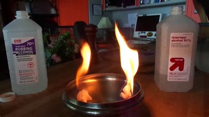 Is rubbing alcohol flammable?