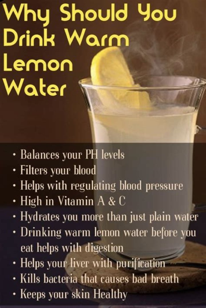 Should you drink warm or cold lemon water in the morning?