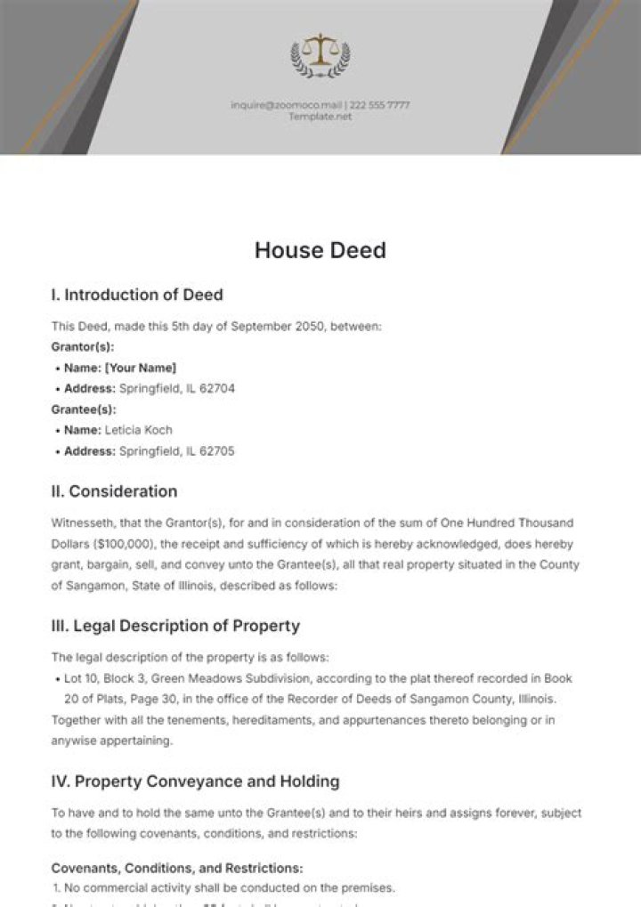 What happens when a house is inherited?