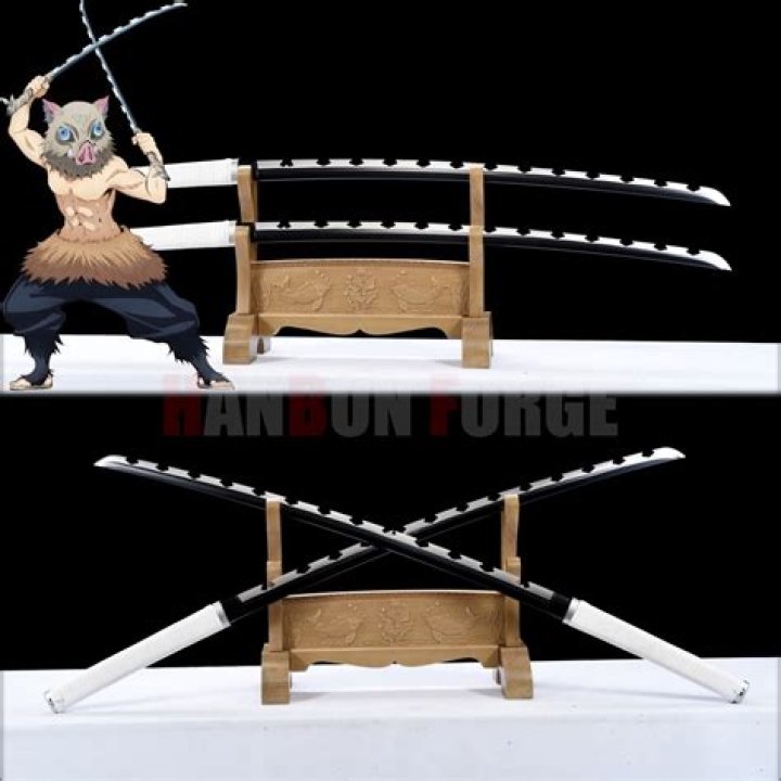 Who made Inosuke's swords?